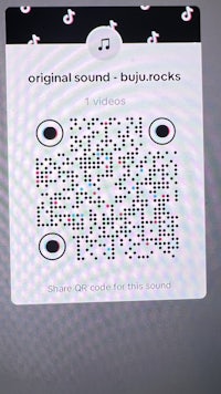 a qr code is displayed on a computer screen